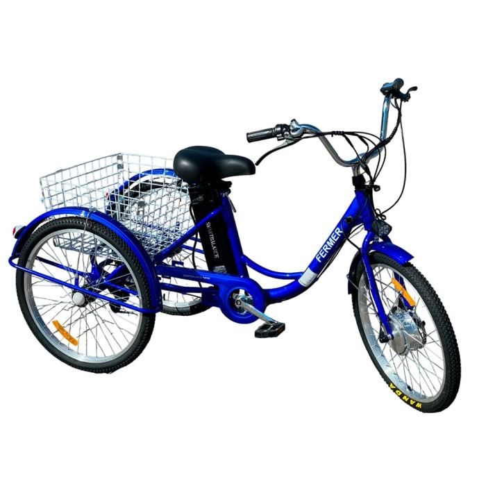 Трехколесный электровелосипед SmartBalance Fermer Синий 4